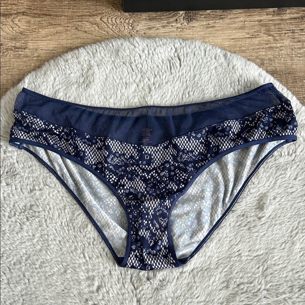 2015 Victoria's Secret Lace Print Hiphugger Panty L